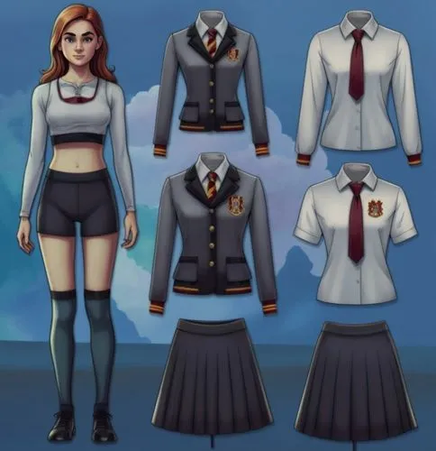 a uniform,school clothes,uniforms,uniform,school skirt,derivable,police uniforms,business girl,warbler,navy suit,schoolteacher,women's clothing,tailcoats,outfits,blazer,headmistress,delta sailor,dressup,school items,principal,Unique,Design,Character Design