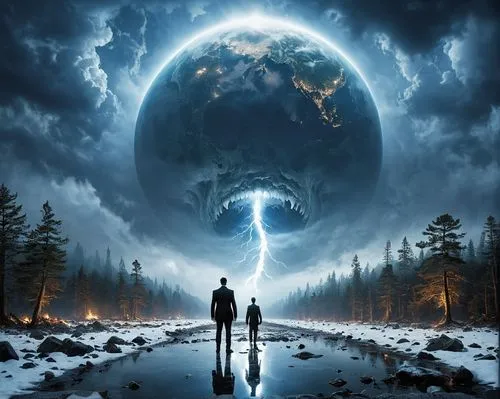 parallel worlds,photomanipulation,parallel world,fantasy picture,photo manipulation,mirror of souls,the end of the world,astral traveler,firmament,wormhole,abduction,transcendence,the mystical path,the universe,equilibrium,phase of the moon,mysticism,end of the world,beyond,dead earth,Conceptual Art,Fantasy,Fantasy 29