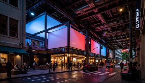 storefronts,gastown,omotesando,colored lights,shopping street,niketown,colorful facade,paris shops,azabu,soho,galeries,boutiques,lindbaek,galleria,vivid sydney,motomachi,luminato,store fronts,store front,mitsukoshi