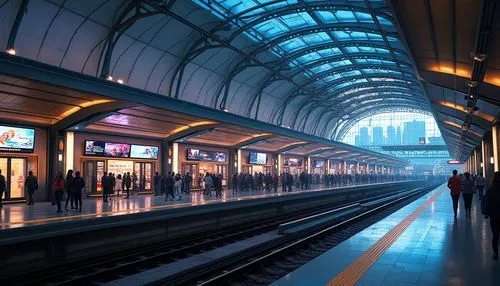 termini,central station,marmaray,keleti,trainshed,french train station,the train station,south station,train station,heuston,train station passage,stazione,train platform,union station,eurostar,berlin central station,subway station,skytrain,estacion,station concourse,Photography,General,Realistic