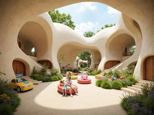 earthship,superadobe,3d rendering,ecovillages,igloos,render,3d render,garden design sydney,3d rendered,ecovillage,doghouses,ecotopia,cubic house,archways,igloo,xerfi,underground garage,arches,biopiracy,landscape design sydney