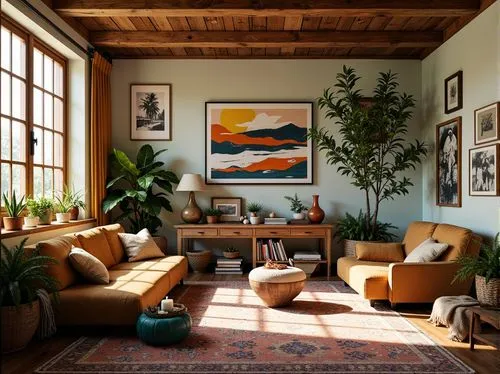 living room,livingroom,mid century modern,sitting room,home interior,loft,sunroom,mid century,the living room of a photographer,interior decor,midcentury,apartment lounge,contemporary decor,family room,mid century house,modern decor,interior design,interiors,hardwood floors,wooden beams