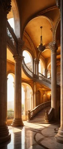 cochere,colonnades,archly,neoclassical,mirogoj,colonnade,versailles,columns,pillars,noto,rudolfinum,hermitage,neoclassicism,staircase,columned,staircases,classicism,peristyle,marble palace,banisters,Art,Classical Oil Painting,Classical Oil Painting 31