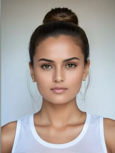 Full-size sample portrait,a woman with dark makeup and brown eyes,elitsa,indian,rhinoplasty,charnvirakul,paikin,lovinescu,Photography,General,Realistic