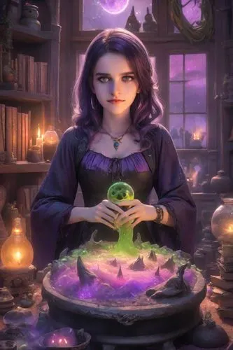 gothel,leota,bewitch,spellbook,la violetta,herbology,Photography,Realistic