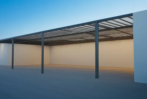 the large room has no walls, so it's not very far from the building,carports,prefabricated buildings,chipperfield,carport,whitespace,kimbell,Photography,General,Realistic