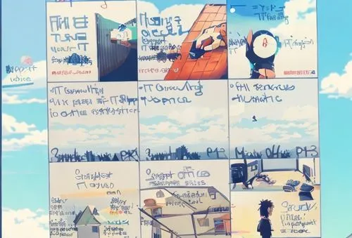 studio ghibli,newspaper box,board wall,twitter wall,signboard,information board,lady's board,wooden signboard,pinboard,prayer flag,tiramisu signs,information boards,mobile sundial,display board,basket