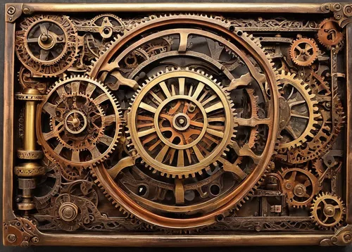 clockmaker,steampunk gears,clockwork,grandfather clock,watchmaker,mechanical puzzle,combination lock,astronomical clock,steampunk,cryptography,old clock,wall clock,longcase clock,scientific instrument,clocks,mechanical watch,cog,clock,pocket watch,mechanical,Illustration,Realistic Fantasy,Realistic Fantasy 13