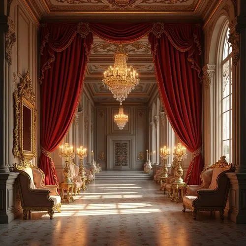 ornate room,royal interior,versailles,enfilade,baccarat,europe palace,ballroom,neoclassical,chambre,ritzau,hallway,the royal palace,hermitage,entrance hall,victorian room,grandeur,the palace,louvre,chateau margaux,versaille,Photography,General,Realistic