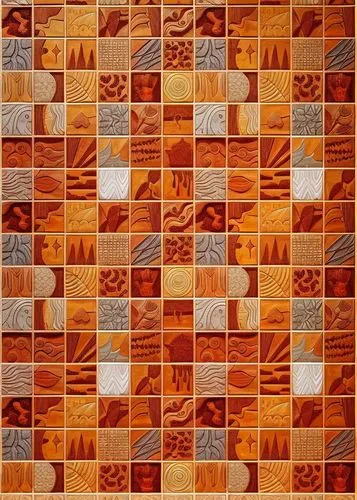  terracotta bas relief,
,this is an image of wood floor tiles,terracotta tiles,almond tiles,carrot pattern,square pattern,floor tile,brick background,Common,Common,Natural