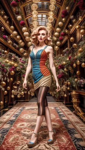 image manipulation,photo manipulation,alice in wonderland,digital compositing,joint dolls,dollhouse,majorette (dancer),alice,photomontage,photomanipulation,cigarette girl,photoshop manipulation,nutcracker,pointe shoes,harrods,relativity,baton twirling,las vegas entertainer,candy store,retro woman