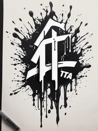 logo header,twitch logo,logodesign,calligraphy,vector graphic,grafitty,vector design,adobe illustrator,formwork,dribbble logo,abstract design,typography,hand draw vector arrows,automotive decal,initials,titane design,f-clef,design,tiktok icon,logotype,Illustration,Black and White,Black and White 34