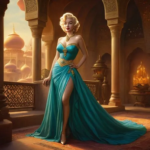 elsa,gwendoline,tiana,genie,frigga,cinderella,Conceptual Art,Fantasy,Fantasy 28