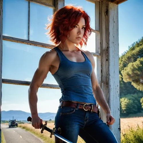 muscle woman,romanoff,reba,wynonna,triss,ramona,Photography,General,Realistic