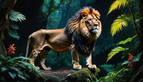 forest king lion,king of the jungle,male lion,african lion,panthera leo,female lion,kion,lion,male lions,sumatrana,iraklion,fantasy animal,aslan,lionni,magan,tropical animals,gorongosa,lionore,jabali,pellucidar,Photography,Artistic Photography,Artistic Photography 02