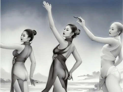 eurythmy,burkinabes,women silhouettes,the three graces,naturists,bathers,pin-up girls,butoh,bharatnatyam,1940 women,figure group,naturism,radebaugh,female swimmer,woman pointing,advertising figure,airbrushing,acupressure,cd cover,gopis,Illustration,Paper based,Paper Based 30