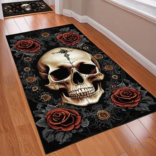 rug,carpets,boho skull,carpet,day of the dead skeleton,flooring,floral skull,rugs,halloween border,carpeting,floormats,flower carpet,doormats,doormat,floor tile,floral rangoli,tapis,kitchen towel,flower blanket,sugar skull,Photography,General,Realistic