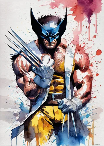 wolverine,thundercat,x-men,x men,rocket raccoon,cat warrior,xmen,samurai fighter,eskrima,kryptarum-the bumble bee,swordsman,samurai,comic characters,marvel comics,heath-the bumble bee,awesome arrow,vegeta,quill,mighty,comic hero,Illustration,Paper based,Paper Based 25