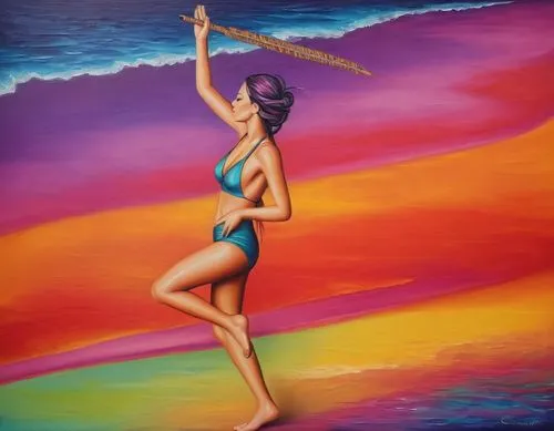 Painting Abstract Body Art Oil Painting
,dance with canvases,oil painting on canvas,girl on the dune,art painting,neon body painting,oil painting,pintura,woman pointing,colorful background,oil on canv