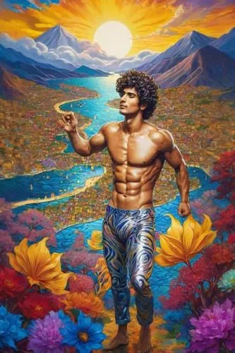 tretchikoff,mexican painter,kenshiro,holman,toriko,afrotropic,pachamama,afrocentrism,afrofuturism,varejao,afro american,oshun,pankration,afroyim,fantasy art,antinous,varvares,koscheck,klarwein,polykle