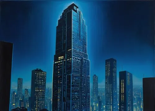 the skyscraper,kimmelman,guangzhou,supertall,skyscrapers,skyscraper,ctbuh,azrieli,lehman,chengli,antilla,songdo,escala,rotana,metropolis,skycraper,xujiahui,taikoo,dubia,cybercity,Art,Artistic Painting,Artistic Painting 09