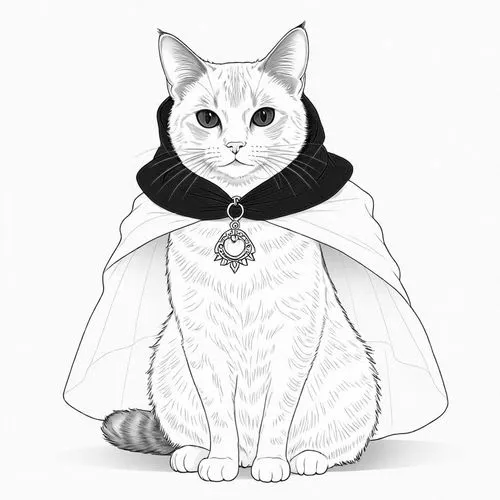 cat line art,imperial coat,frideswide,ravenpaw,noblewoman,mcgonagall,Design Sketch,Design Sketch,Detailed Outline