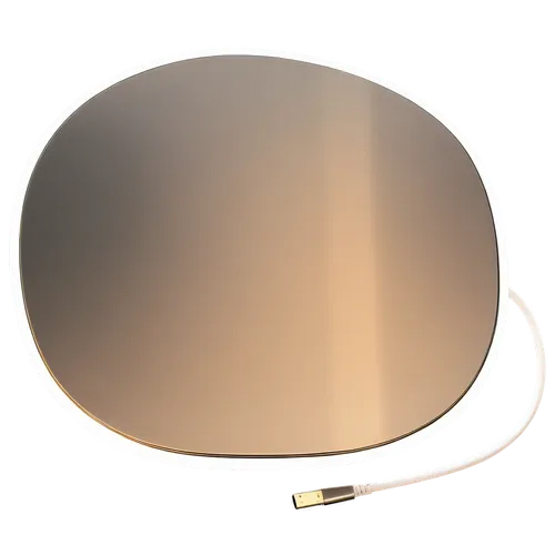 television antenna,dish antenna,exterior mirror,parabolic mirror,magnifier glass,automotive side-view mirror,solar dish,wall light,live broadcast antenna,wall lamp,table lamp,wireless charger,gold lacquer,ceiling light,round metal shapes,disc-shaped,lighting accessory,table tennis racket,remo ux drum head,horn loudspeaker,Illustration,Abstract Fantasy,Abstract Fantasy 03