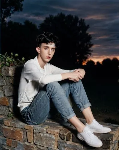 boy,ten,fetus,man on a bench,domů,rivers,long bean,george russell,photo session in torn clothes,young model,teen,cross legged,lay,dj,boy model,sit,young man,the original photo shoot,child is sitting,1986