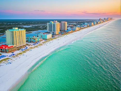 Immerse yourself in the coastal splendor of Pensacola Beach with a live cam view.,gulf coast,aerial view of beach,clearwater beach,myrtle beach,sandpiper bay,florida,south carolina,beautiful beaches,p