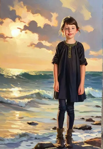 child portrait,oil painting on canvas,oil painting,oil on canvas,child art,child's frame,little girl in wind,oil paint,man at the sea,custom portrait,painting technique,el mar,artist portrait,art pain