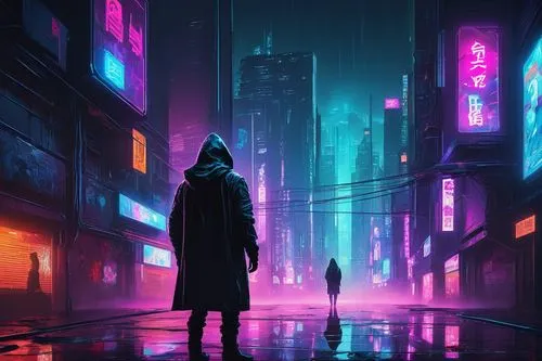 cyberpunk,cityscape,cybercity,noir,neon arrows,transistor,nima,urban,walking in the rain,colorful city,nightstalkers,cybertown,sentinel,dystopian,beautiful wallpaper,alleyway,cyberworld,wanderer,synthetic,cyberia,Conceptual Art,Sci-Fi,Sci-Fi 12