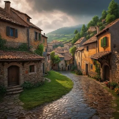 mountain village,toscana,tuscany,tuscan,alpine village,medieval street,toscane,italy,stone houses,umbrian,cortona,medieval town,italia,lombardy,zagori,mountain settlement,volterra,village life,umbria,quirico,Photography,General,Fantasy