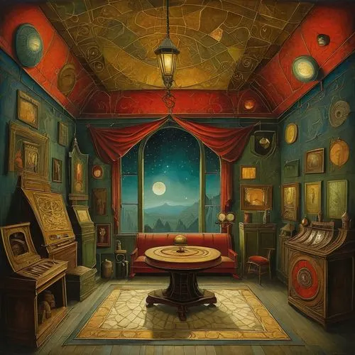 victorian room,playing room,children's room,ornate room,children's bedroom,antechamber,boy's room picture,game room,music chest,dandelion hall,blue room,parlor,dictionarium,the little girl's room,study room,consulting room,computer room,humidor,spiegeltent,reading room,Illustration,Abstract Fantasy,Abstract Fantasy 09