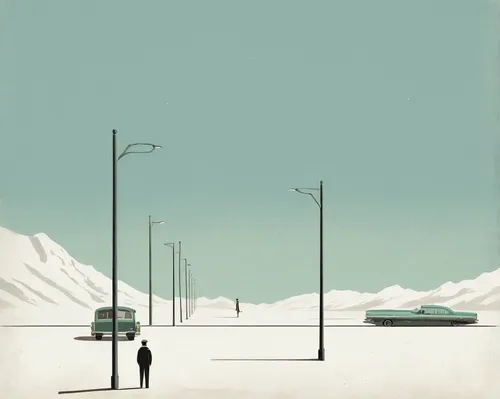 travel poster,snow scene,snow landscape,tram road,winter landscape,city highway,glacier express,snow slope,pedestrian,busstop,boulevard,tramway,long-distance train,tram,matruschka,olle gill,snowy landscape,bus stop,empty road,roads,Illustration,Japanese style,Japanese Style 08