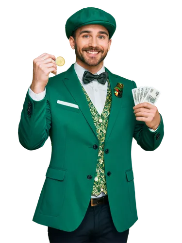 greed,las vegas entertainer,sales man,leprechaun,green jacket,financial advisor,make money online,grow money,passive income,happy st patrick's day,accountant,suit of spades,irish,banker,auto financing,saint patrick's day,st patrick's day smiley,white-collar worker,paying,cheque guarantee card,Illustration,Realistic Fantasy,Realistic Fantasy 05