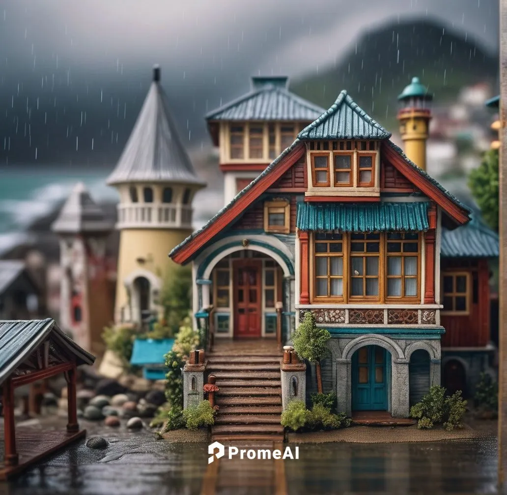 miniature house,wooden houses,house by the water,popeye village,dolls houses,house with lake,fisherman's house,wooden house,lonely house,little house,house insurance,seaside resort,house of the sea,mo