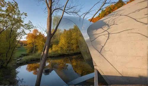 futuroscope,sculpture park,meadmore,superadobe,wassaic,calder,satsop,decordova,colorado riverway bridge,mirror house,goetheanum,naum,morphosis,k13 submarine memorial park,jasenovac,libeskind,otonabee,steel sculpture,wigwam,hejduk,Photography,General,Realistic