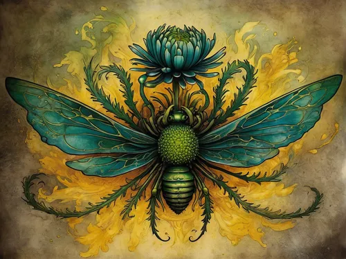 pollinate,blue wooden bee,flower fly,cicada,deaths head hawk-moth,pollinator,entomology,drone bee,silk bee,pellucid hawk moth,pollination,firefly,honeybee,wild bee,golden passion flower butterfly,artificial fly,sunflowers and locusts are together,flying seed,flying insect,hive,Illustration,Paper based,Paper Based 18