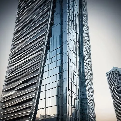 Futuristic skyscraper, evolutionary architecture, solo, metallic materials, glass facade, neon lights, sleek lines, modern design, urban cityscape, busy street, people in motion, blurred background, s