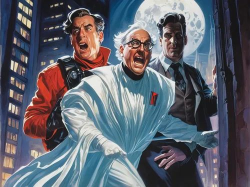 ghostbusters,sci fiction illustration,stan lee,italian poster,dracula,medic,spy-glass,halloween poster,film poster,contemporary witnesses,science fiction,clue and white,science-fiction,theoretician physician,the doctor,cartoon doctor,vampires,thriller,kingpin,white coat,Conceptual Art,Fantasy,Fantasy 20