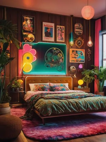 bedrooms,great room,guestroom,bedroom,roominess,sleeping room,kitschy,children's bedroom,kids room,ornate room,quarto,chambre,kamer,headboards,the little girl's room,rooms,tropical house,boy's room picture,interior decor,retro styled,Illustration,Japanese style,Japanese Style 15