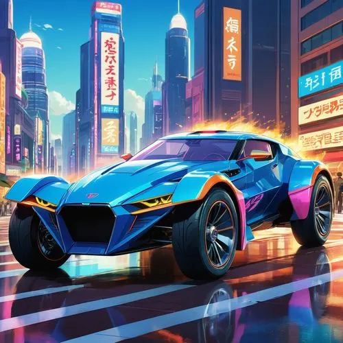 3d car wallpaper,electric sports car,gameloft,ford gt 2020,game car,mobile video game vector background,Illustration,Japanese style,Japanese Style 03