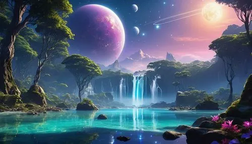 fantasy landscape,futuristic landscape,alien planet,alien world,cartoon video game background,fantasy picture,purple landscape,landscape background,fairy world,dreamlands,full hd wallpaper,wonderlands,nature background,3d background,fairyland,3d fantasy,dreamscape,beautiful wallpaper,underwater oasis,terraformed,Photography,General,Realistic