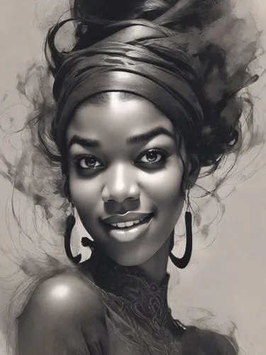 african woman,nigeria woman,digital painting,charcoal pencil,african art,graphite,world digital painting,african american woman,fashion illustration,cameroon,black woman,charcoal drawing,benin,african,beautiful bonnet,vintage woman,digital art,charcoal,pencil drawing,pencil drawings