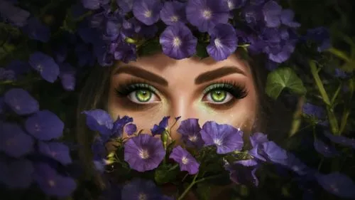 tumbada en la hierba,iris,purple irises,violet eyes,wisteria,irises,girl in flowers,lilacs,dryad,lilac arbor,women's eyes,the lavender flower,rapunzel,wild iris,lupines,faerie,fae,flora,elven flower,f