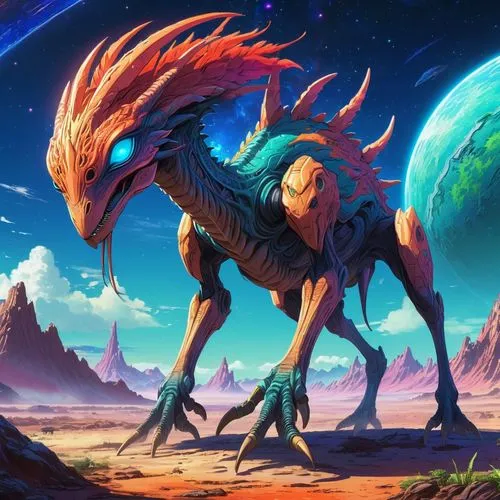 wehrung,gryphon,jaggi,fantasy animal,kulu,chakavian,griffon,eoraptor,aereon,gryfino,jawhara,songhai,cynorhodon,airavata,balaur,fenrir,wildstar,dragon of earth,bellerophon,painted dragon,Illustration,Japanese style,Japanese Style 03