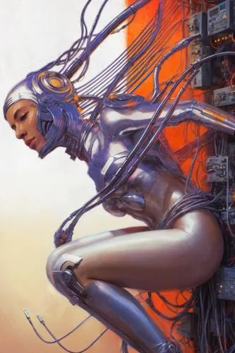 transhuman,cybernetically,cybernetic,cyberangels,gynoid,cybernetics