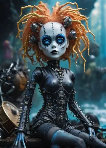 anabelle,aquaria,voodoo woman,bjd,bozzio,the sea maid,Illustration,Realistic Fantasy,Realistic Fantasy 19