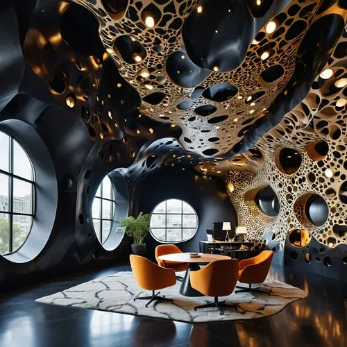 ornate room,fractal environment,ufo interior,fractal design,modern decor,interior design,interior modern design,futuristic art museum,sky space concept,interior decoration,3d rendering,mandelbulb,render,futuristic architecture,spheres,jewelry（architecture）,3d fantasy,cubic house,glass sphere,interiors,Photography,General,Realistic