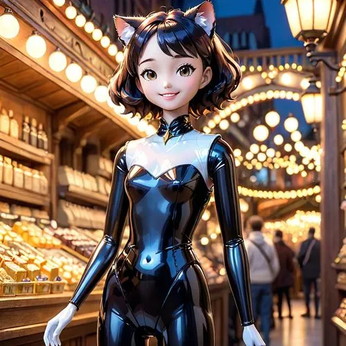 catwoman,rubber doll,tokyo disneysea,doll cat,tokyo disneyland,figaro,disney character,euro disney,latex clothing,dollfie,anime 3d,cartoon cat,latex,shanghai disney,cute cartoon character,3d figure,disney sea,cat european,kotobukiya,chocolatier,Anime,Anime,Cartoon